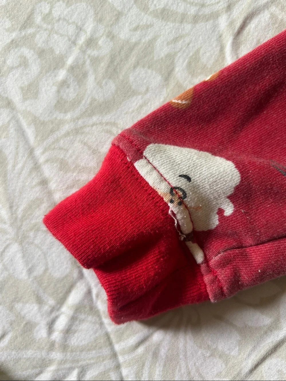 Holiday Time Red Kids Holiday Crewneck Sweatshirt with Santa, Reindeer & Snowman